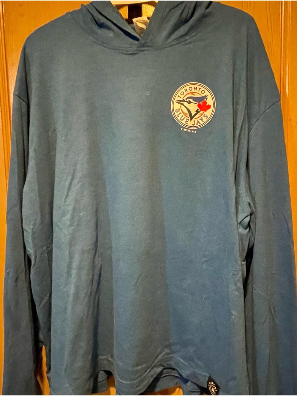NWOT Toronto Blue Jays x Bud Light Hooded Long Sleeve Shirt